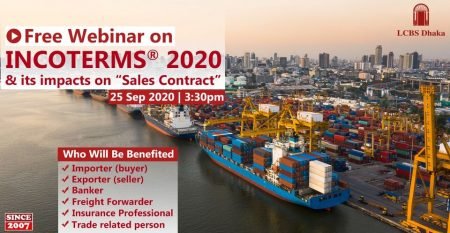 Free Webinar on Incoterms ® 2020 and its impacts on Sales Contract Free Webinar on Incoterms ® 2020 and its impacts on Sales Contract