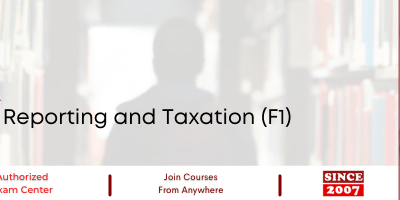 CIMA-F1 – Financial Reporting and Taxation
