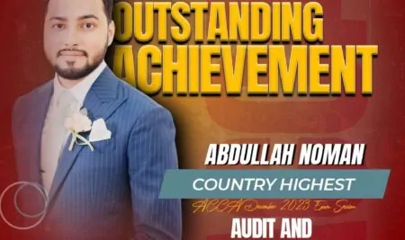 ACCA Country High Achiever- Audit and Assurance (AA)